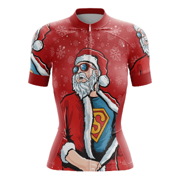 Superman Santa Women's Cycling Jersey