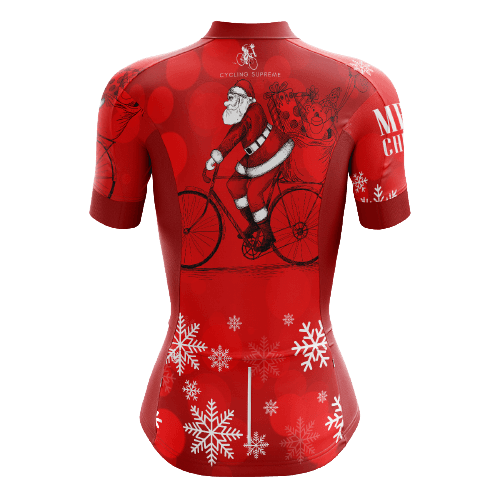 Riding Santa Women's Cycling Jersey