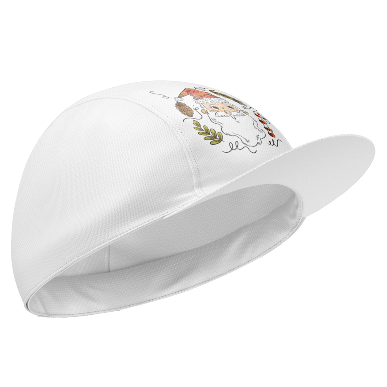 Cycling cap santa claus for jolly holiday rides