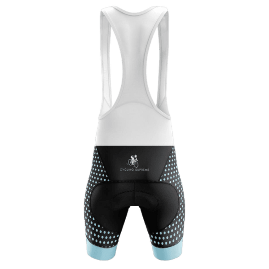 Blue Polka Dot Bib Shorts