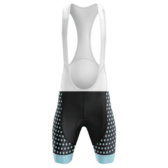 Blue Polka Dot Bib Shorts