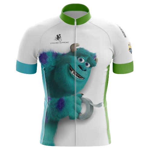 Monster Inc. men's cycling jersey, fun and unique design