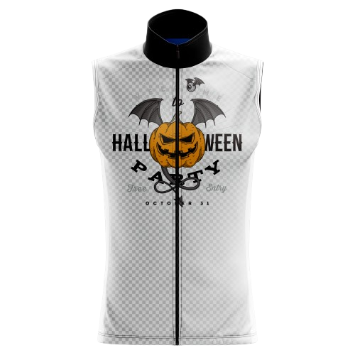 Women's Halloween Party sleeveless cycling jersey with fun, festive design and flexible fit.