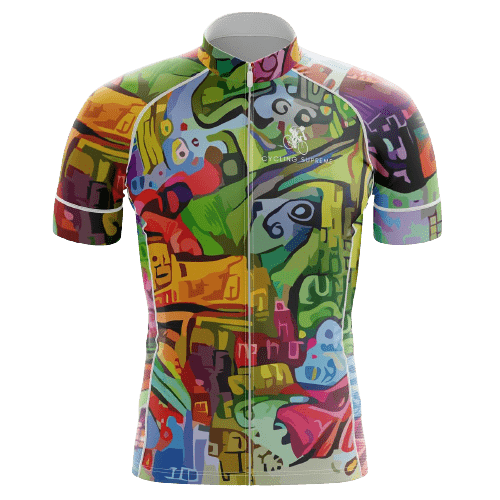 Color Rush men's cycling jersey, vibrant design