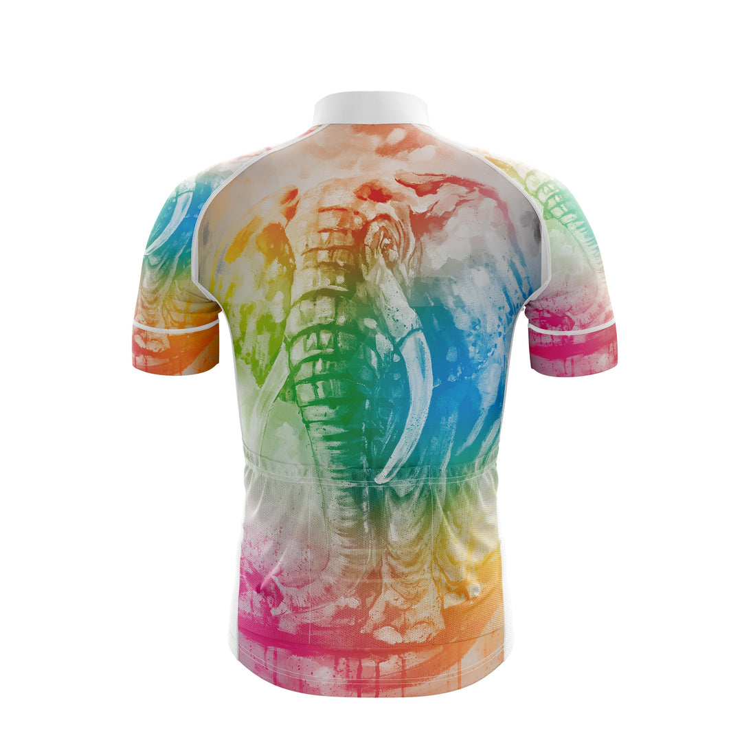 Tie Dye Elephant Men's Cycling Jersey