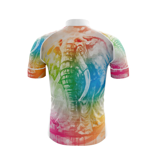 Tie Dye Elephant Men's Cycling Jersey