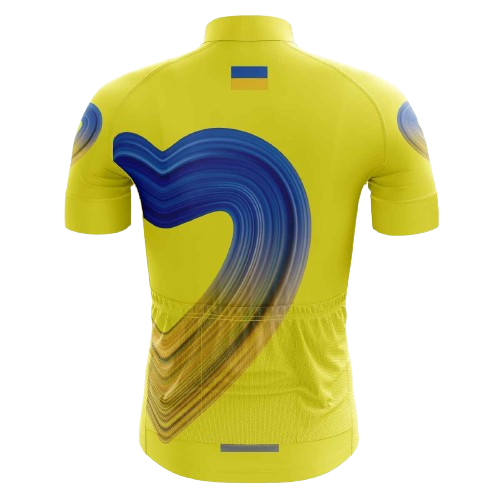 Ukraine Heart Men's Cycling Jersey