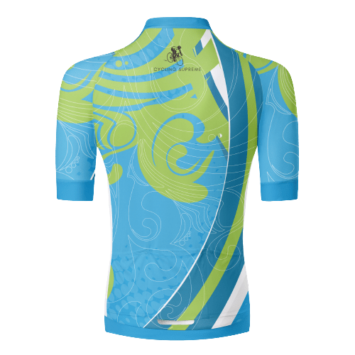 Blue/Green Aero Jersey For Men