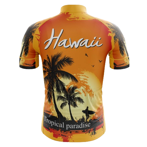 Hawaii Orange Men's Cycling Jersey