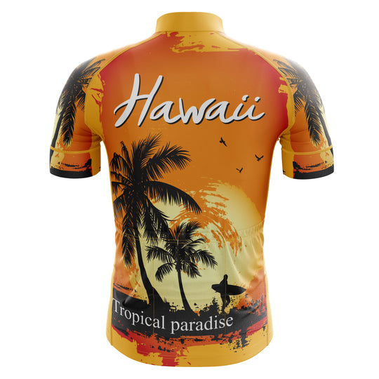 Hawaii Orange Men's Cycling Jersey