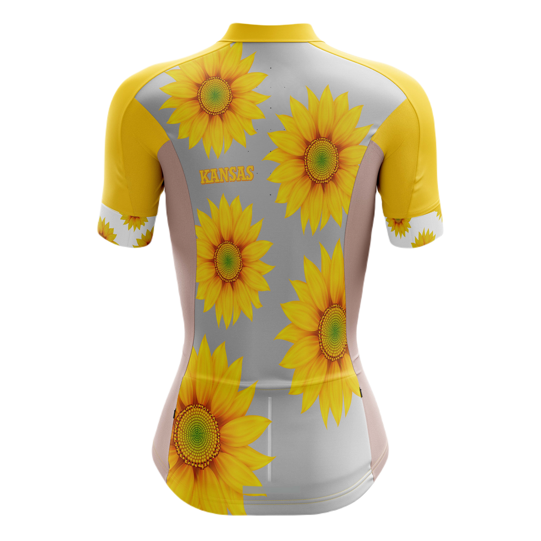 Kansas Sunflower Women's Cycling Jersey