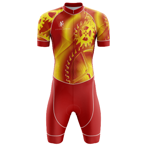 Gears triathlon suit for men.