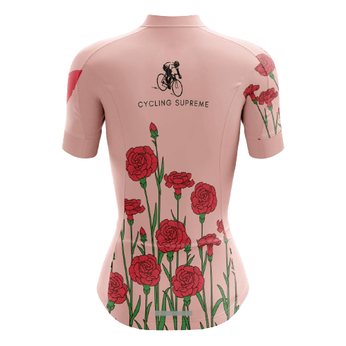 Floral Roses Women's Cycling Jersey