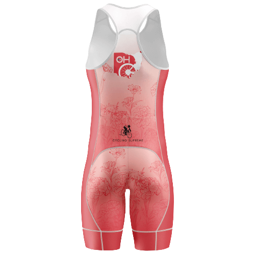 Floral Rose Men's Triathlon Suit