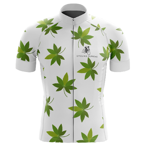 Marijuana men's cycling jersey, bold statement