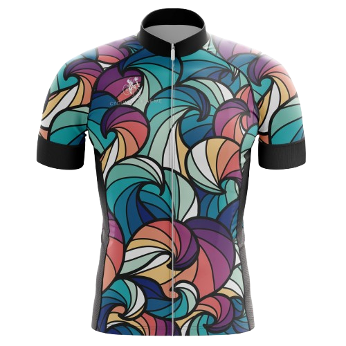 Color Waves Men's Cycling Jersey