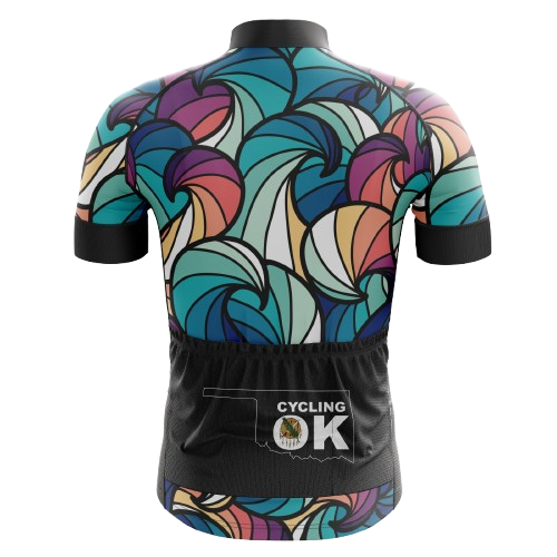 Color Waves Men's Cycling Jersey