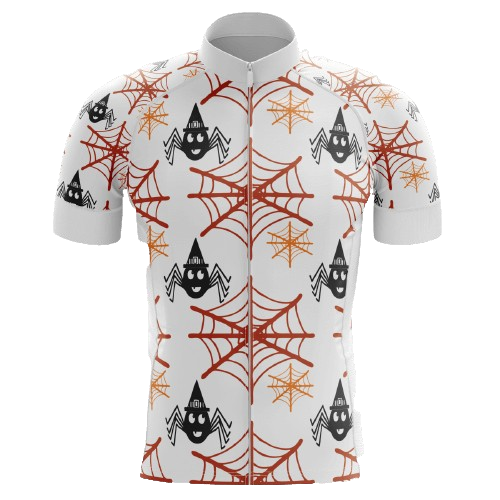 Halloween Webs & Spiders Men's Cycling Jersey