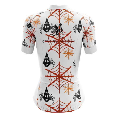 Halloween Webs & Spiders Women's Cycling Jersey