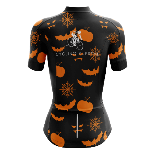 Pumpkin & Bats Women's Cycling Jersey