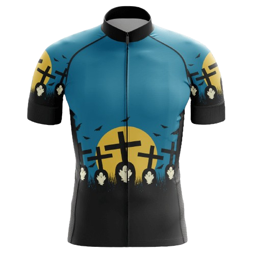 Halloween Graveyard Men's Cycling Jersey