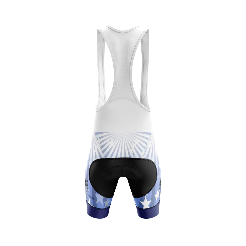 Blue Stars Bib Shorts