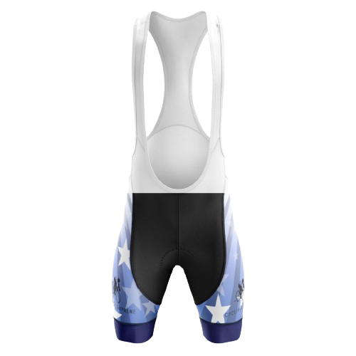 Blue Stars Bib Shorts