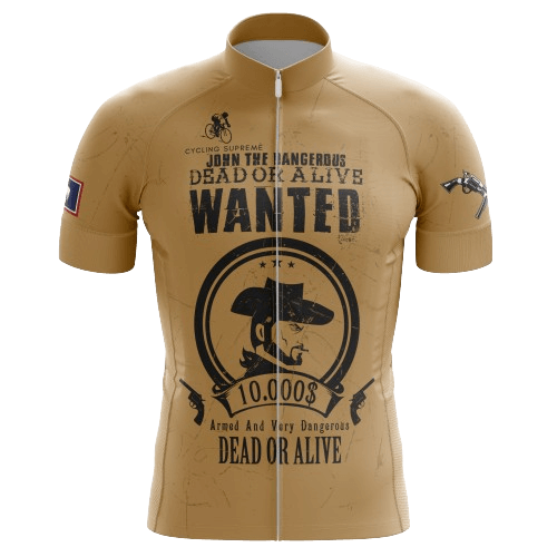 Dead Or Alive men's cycling jersey, edgy and bold