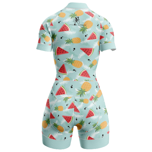 Watermelon/Pineapple Women's Triathlon Suit