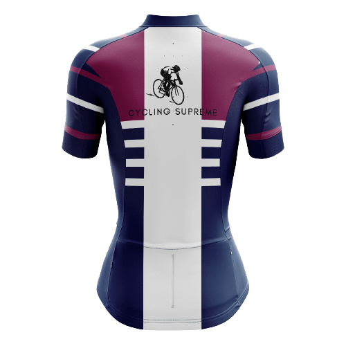 Striped Women's Cycling Jersey