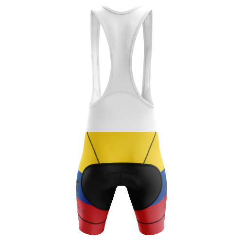 Colombia Flag Bib Shorts