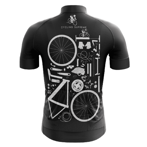 Bike Parts Men's Cycling Jersey | Cycling Supreme