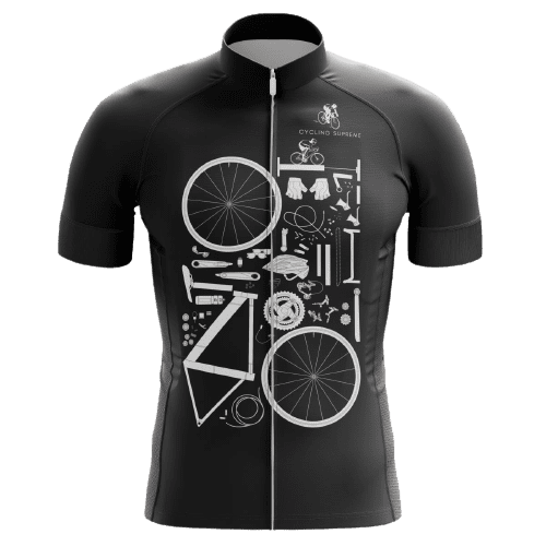 Bike Parts Men's Cycling Jersey | Cycling Supreme