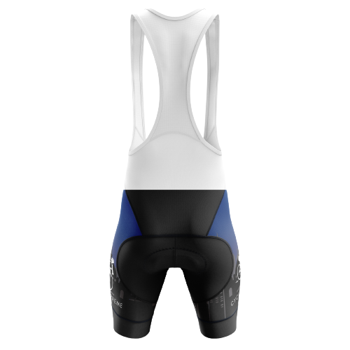 Australia Blue Bib Shorts