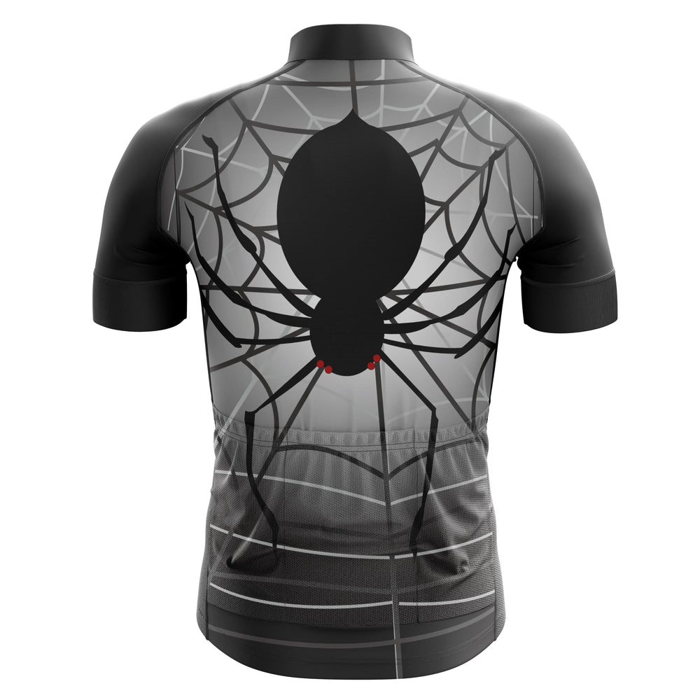 Black Spider Men's Cycling Jersey | Cycling Supreme