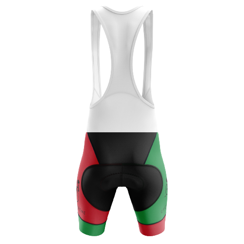 Italy Red/Green Bib Shorts