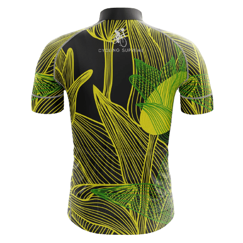 Floral Tulips Men's Cycling Jersey