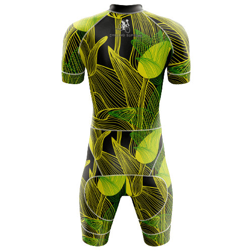 Floral Tulip Men's Triathlon Suit