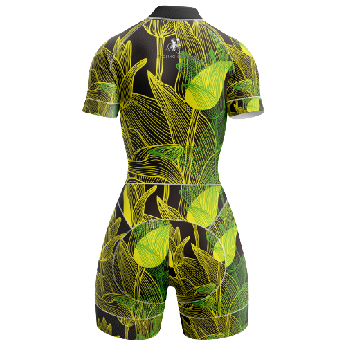 Floral Tulip Women's Triathlon Suit