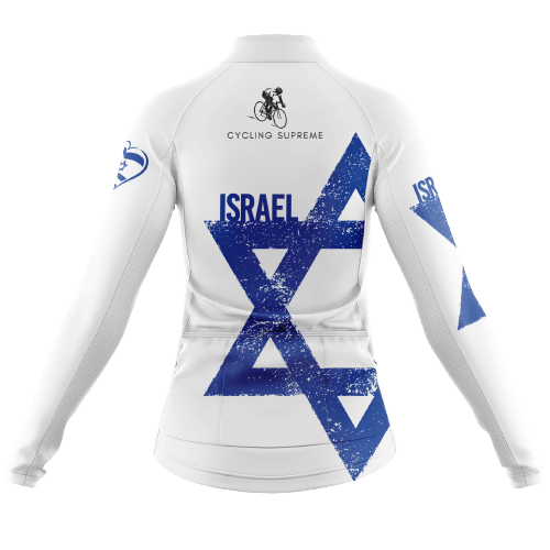 Long Sleeve Cycling Jersey Israel Womens