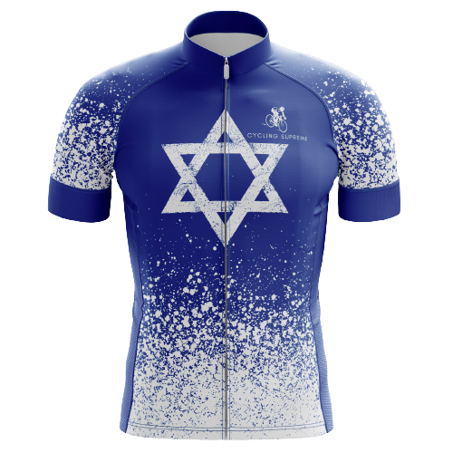 Israel Splash men's cycling jersey, Israeli colors