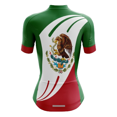 Mexico Flag Women's Cycling Jersey