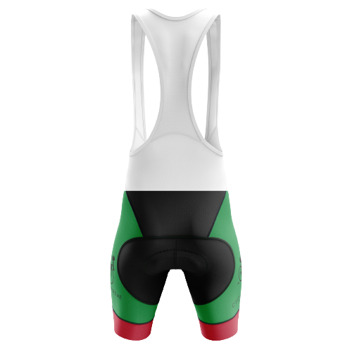 Mexico Green/Red Bib Shorts