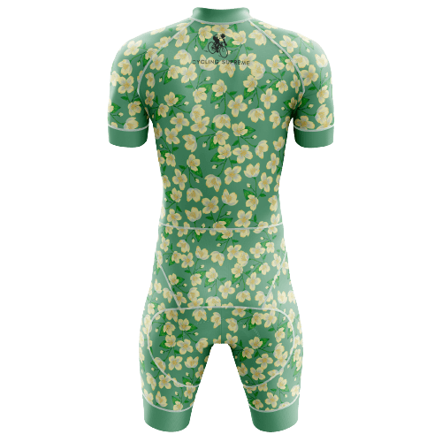 Floral Yellow Blossom Men's Triathlon Suit