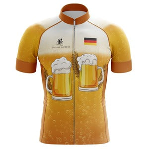 German Beer men's cycling jersey, Oktoberfest theme