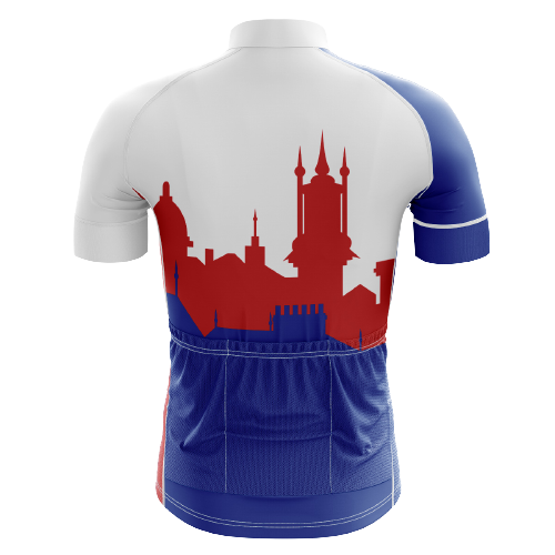 Czech Republic Flag Men's Cycling Jersey