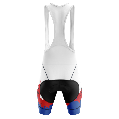 Czech Republic White/Red/Blue Bib Shorts