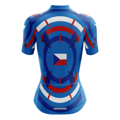 Czech Republic Stripes Women's Cycling Jersey