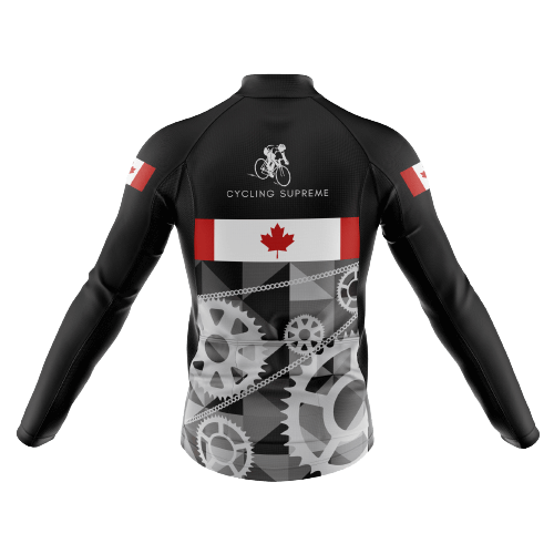 Long Sleeve Cycling Jersey Canada Crank Mens