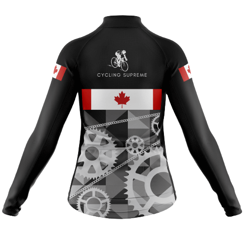 Long Sleeve Cycling Jersey Canada Crank Womens